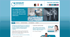 Desktop Screenshot of didsburybathroomsolutions.co.uk