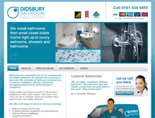 Tablet Screenshot of didsburybathroomsolutions.co.uk